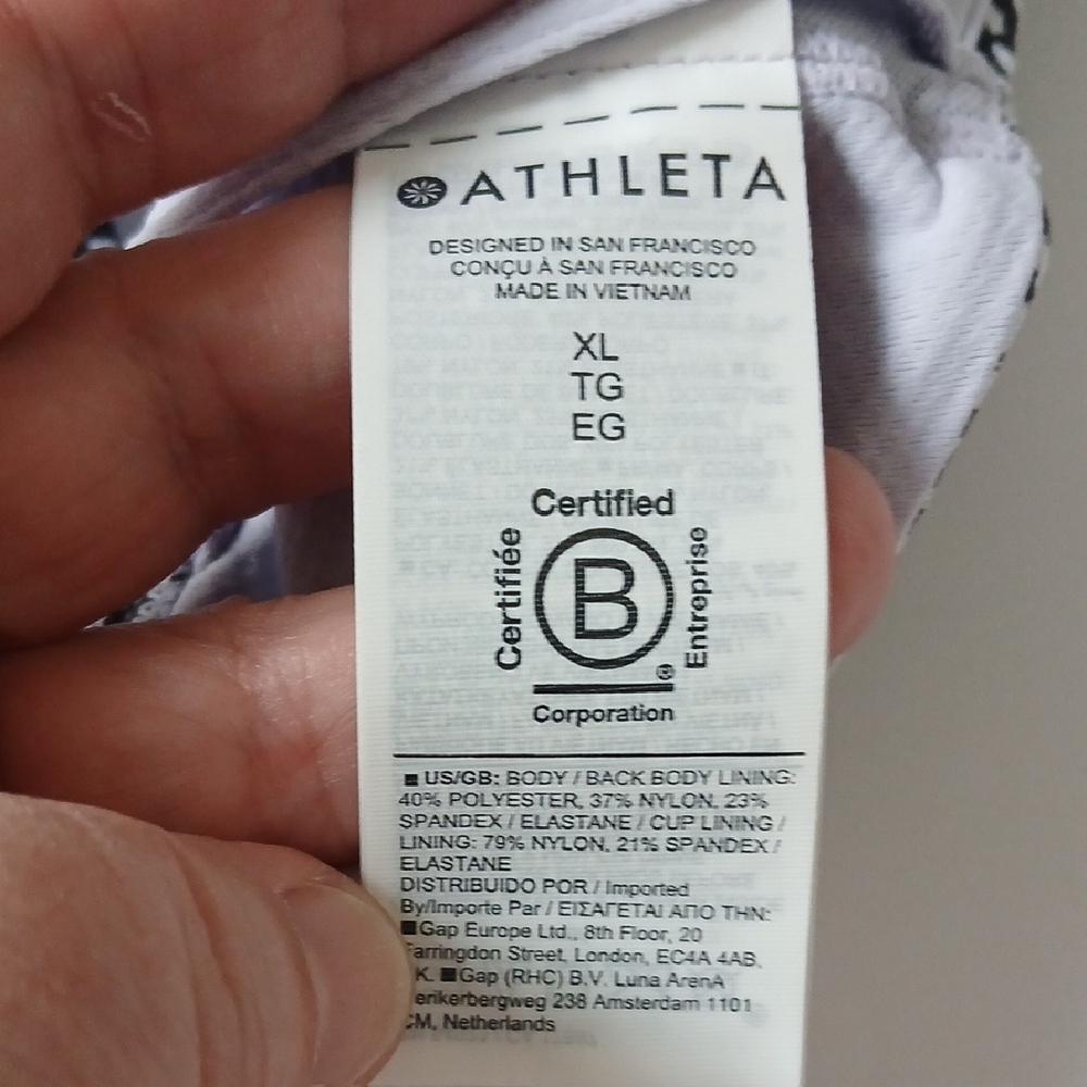 Athleta Ultimate Bra Power Of She Activewear Yoga Sports Bra XL - Picture 12 of 16